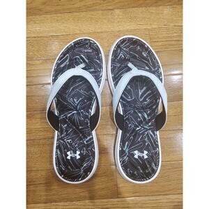 Under Armour Ladies Size 9 Light Blue Flip Flop Sandal Thongs Padded